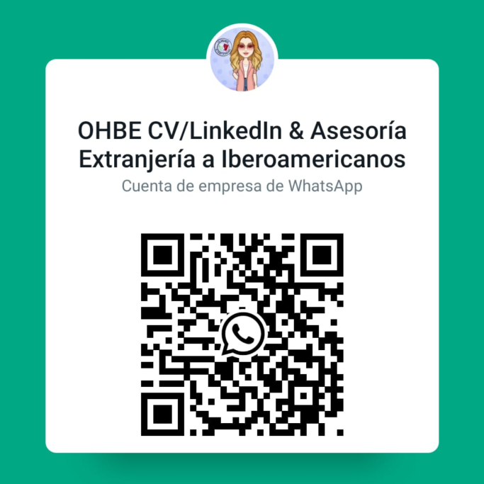 WHATSAPP ESPAÑA; OHBE y Asesoría extranjería. Asesoría extranjería viajar, vivir y estudiar en España